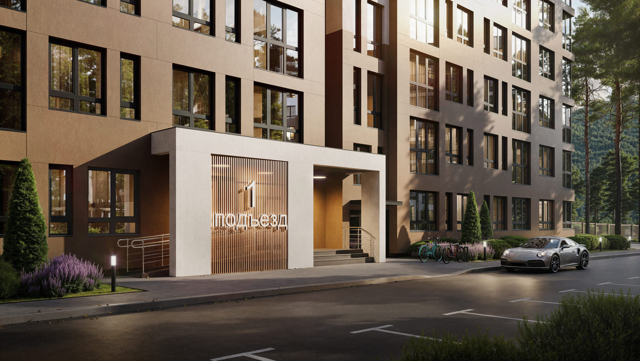 Фото ЖК «Горы здесь» снаружи 1