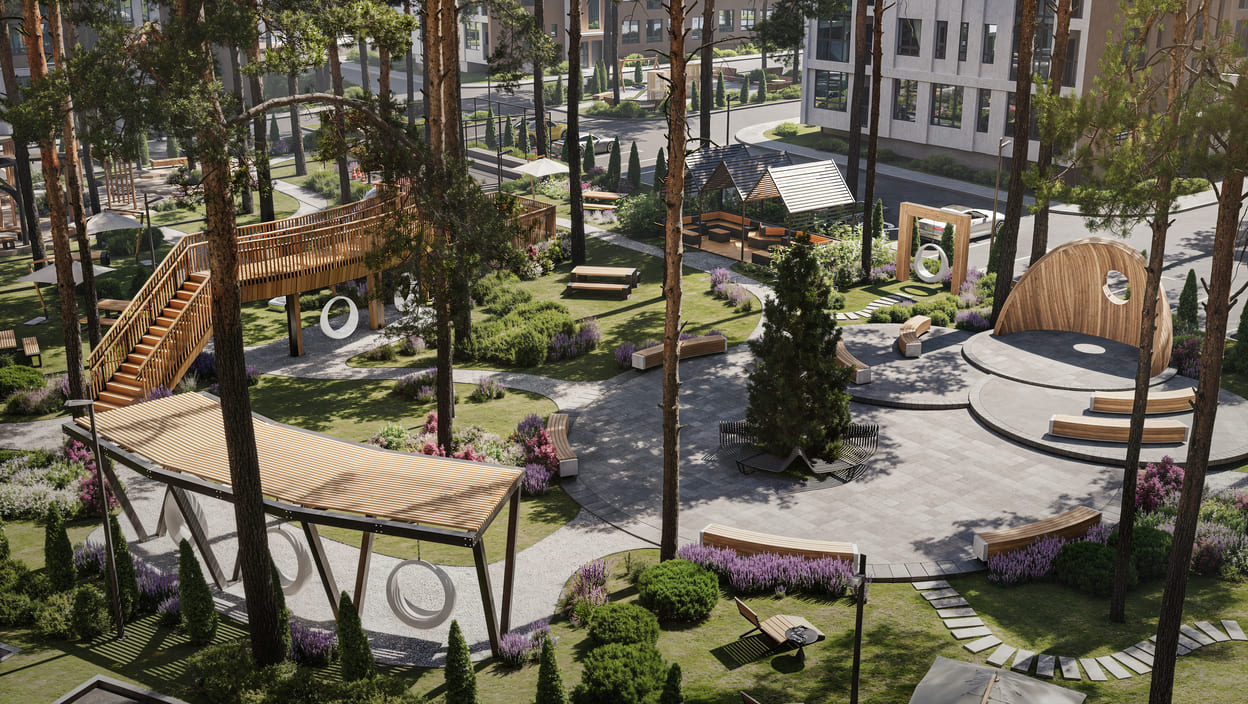 Фото ЖК «Горы здесь» снаружи 2