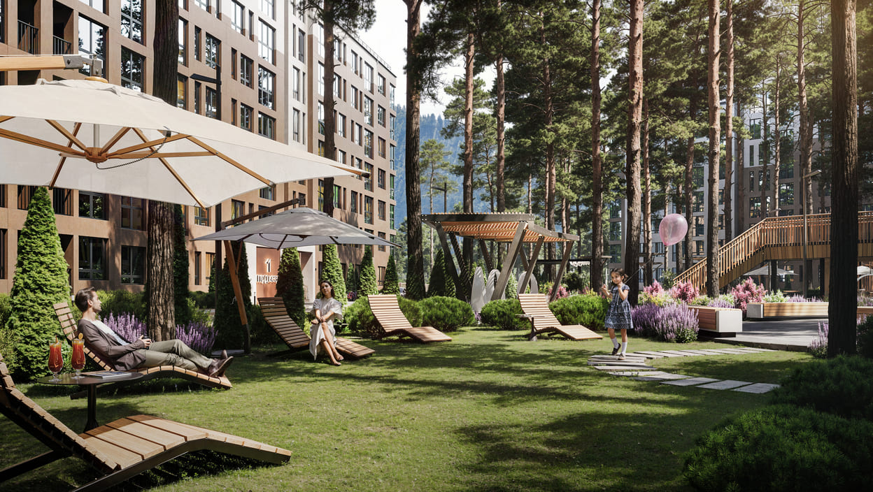 Фото ЖК «Горы здесь» снаружи 6